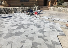 Монтаж гранитной плитки в Мрие